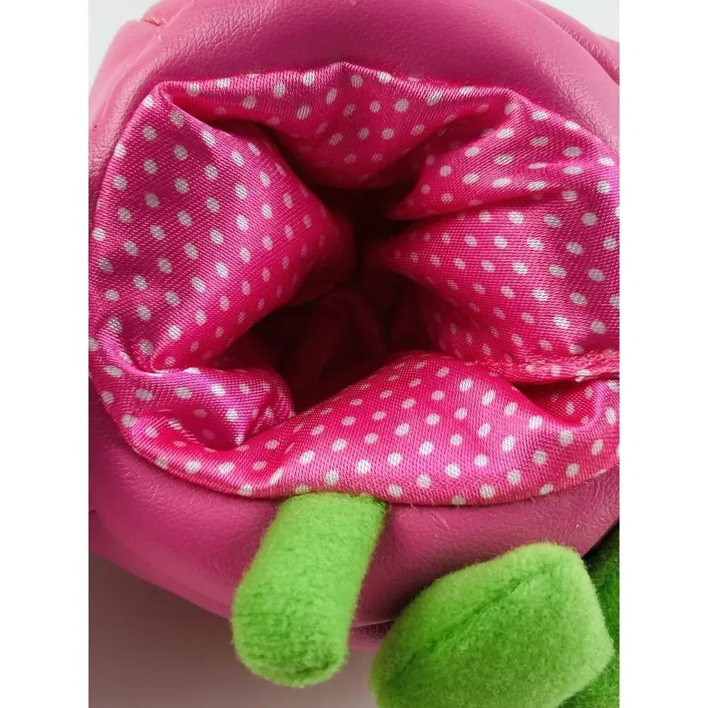 Halloween Hello Kitty 7" Holding Pink Pumpkin Plush Polka Dot Container Sitting - Picture 6 of 11